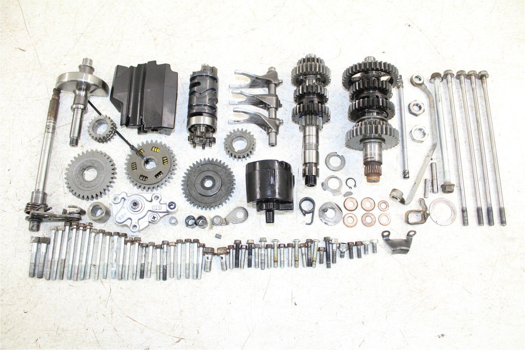2008 Yamaha Raptor 250 Transmission Gears Shift Shaft Forks Drum 50116