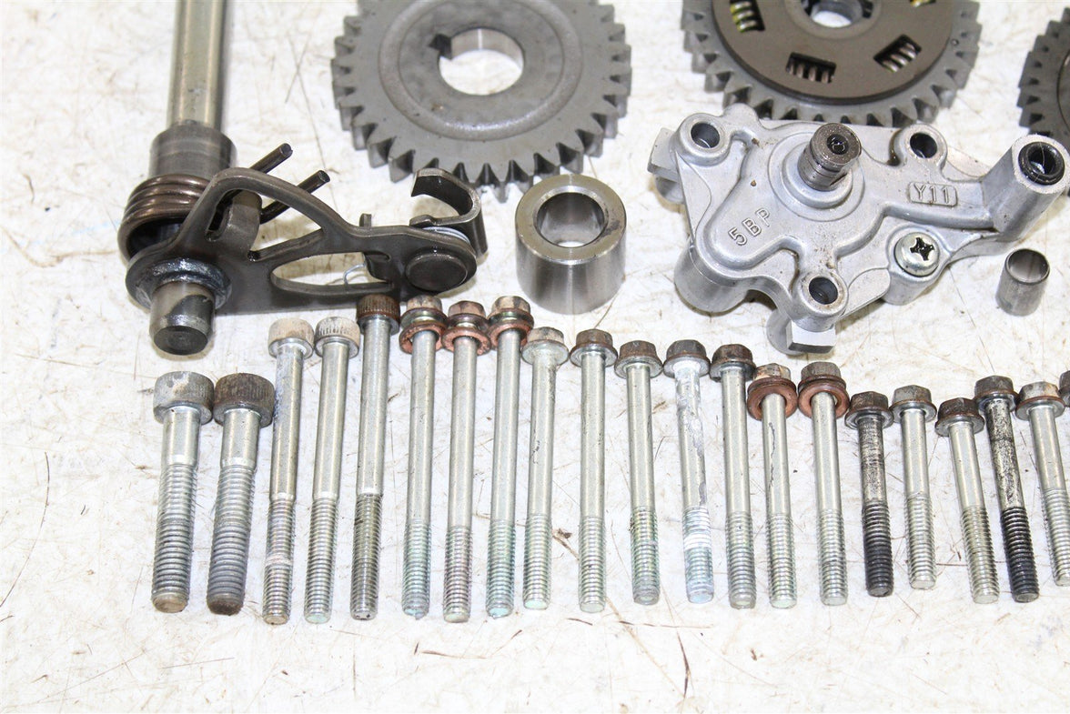 2008 Yamaha Raptor 250 Transmission Gears Shift Shaft Forks Drum 50116