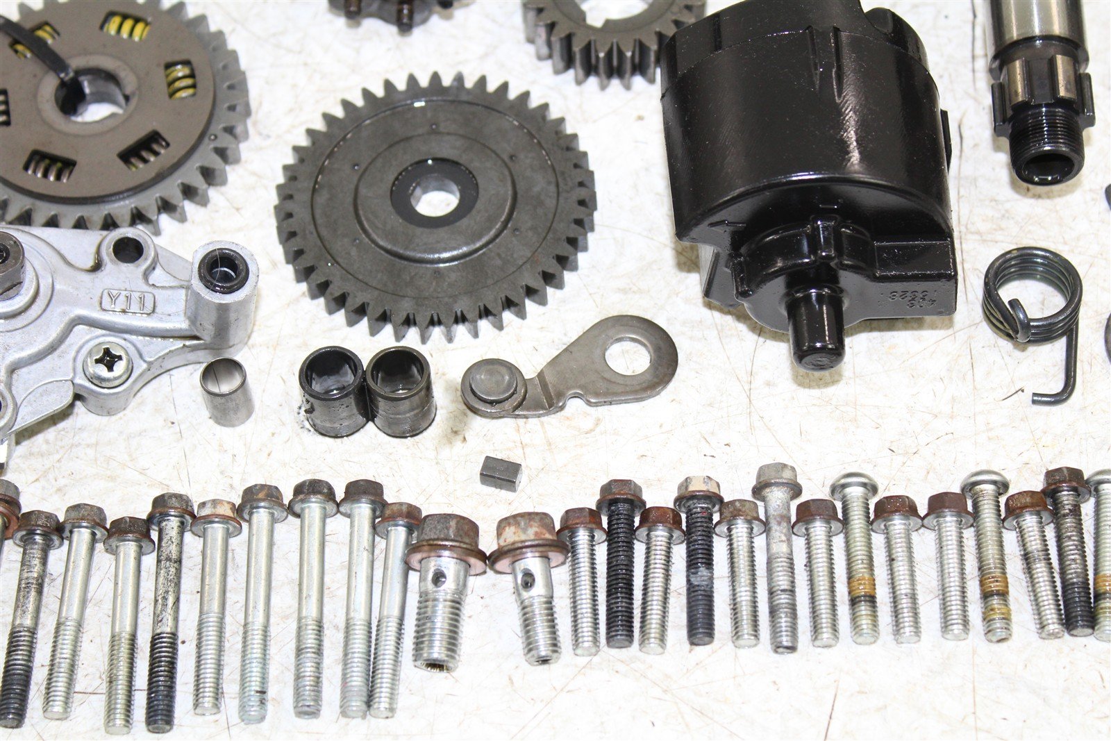 2008 Yamaha Raptor 250 Transmission Gears Shift Shaft Forks Drum 50116