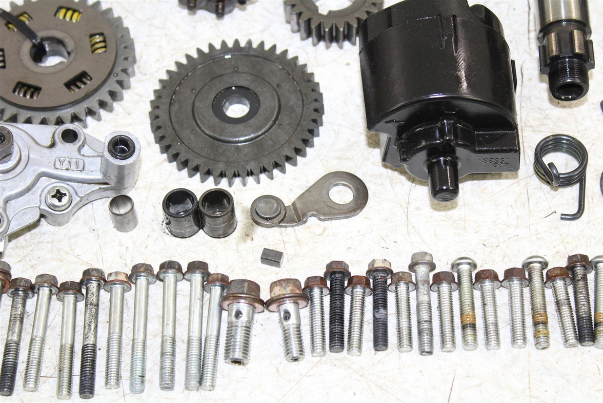 2008 Yamaha Raptor 250 Transmission Gears Shift Shaft Forks Drum 50116