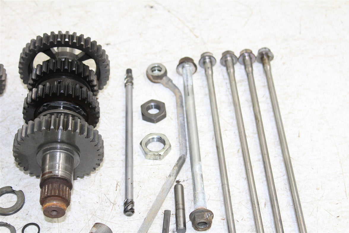 2008 Yamaha Raptor 250 Transmission Gears Shift Shaft Forks Drum 50116