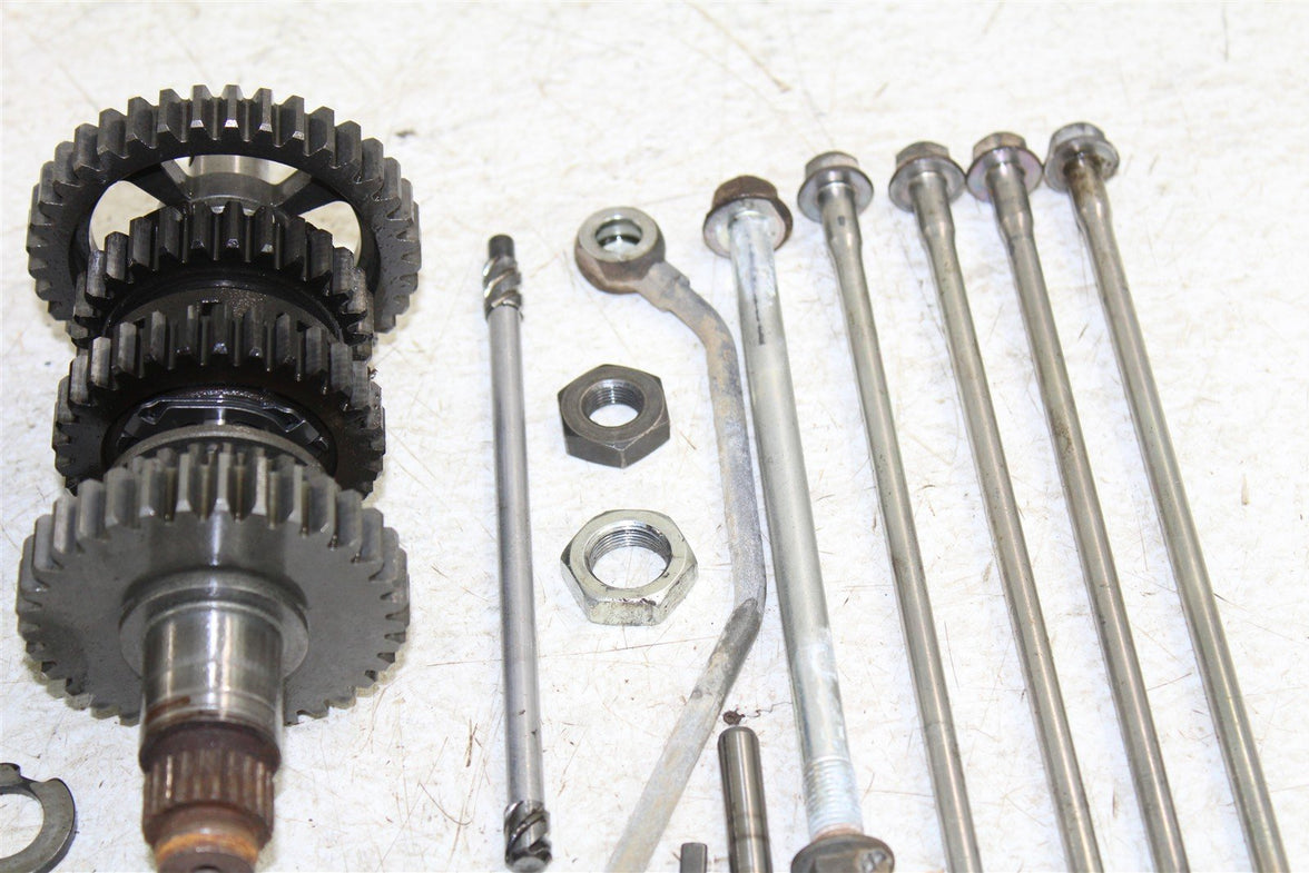 2008 Yamaha Raptor 250 Transmission Gears Shift Shaft Forks Drum 50116