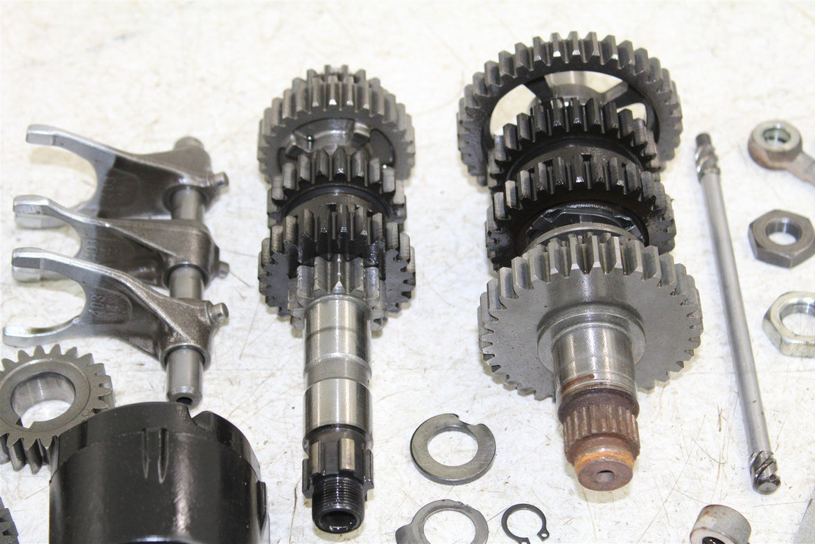 2008 Yamaha Raptor 250 Transmission Gears Shift Shaft Forks Drum 50116