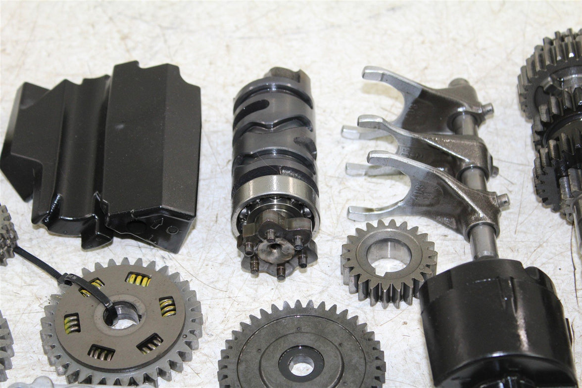 2008 Yamaha Raptor 250 Transmission Gears Shift Shaft Forks Drum 50116