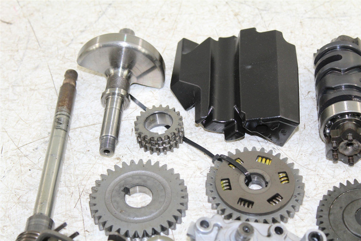 2008 Yamaha Raptor 250 Transmission Gears Shift Shaft Forks Drum 50116