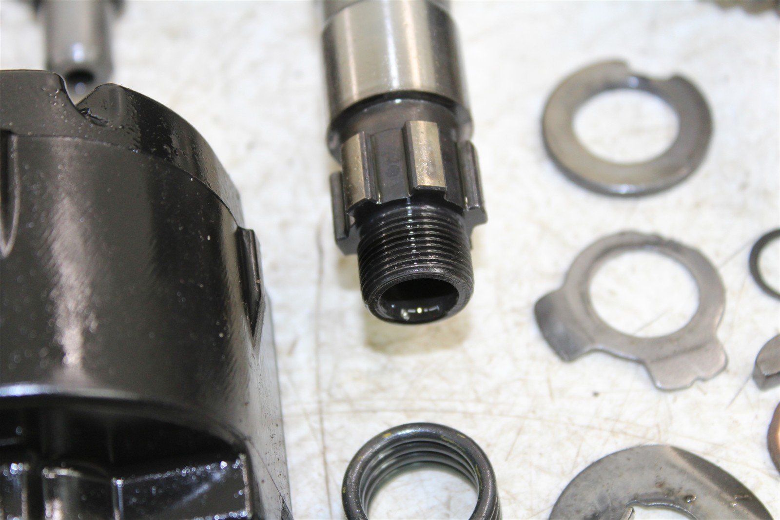 2008 Yamaha Raptor 250 Transmission Gears Shift Shaft Forks Drum 50116