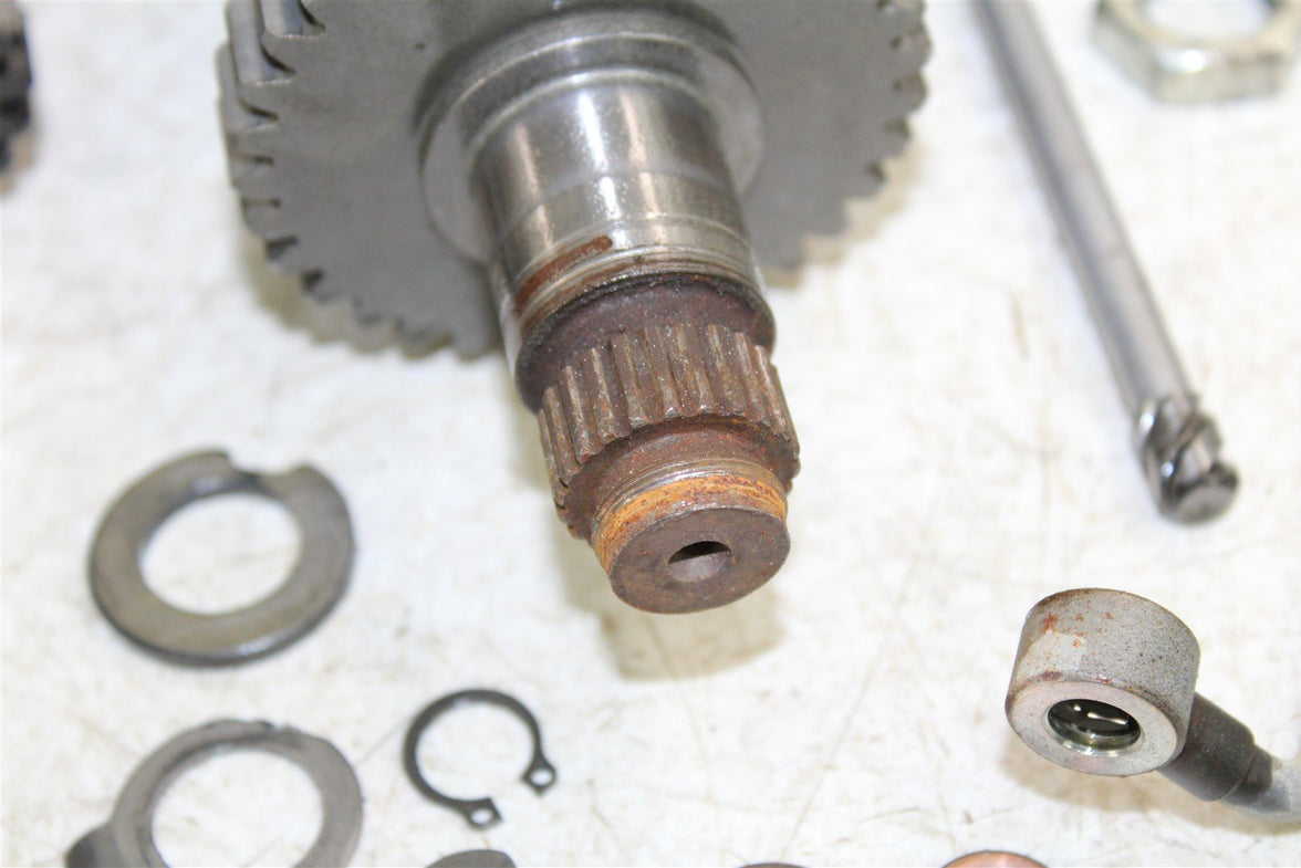 2008 Yamaha Raptor 250 Transmission Gears Shift Shaft Forks Drum 50116