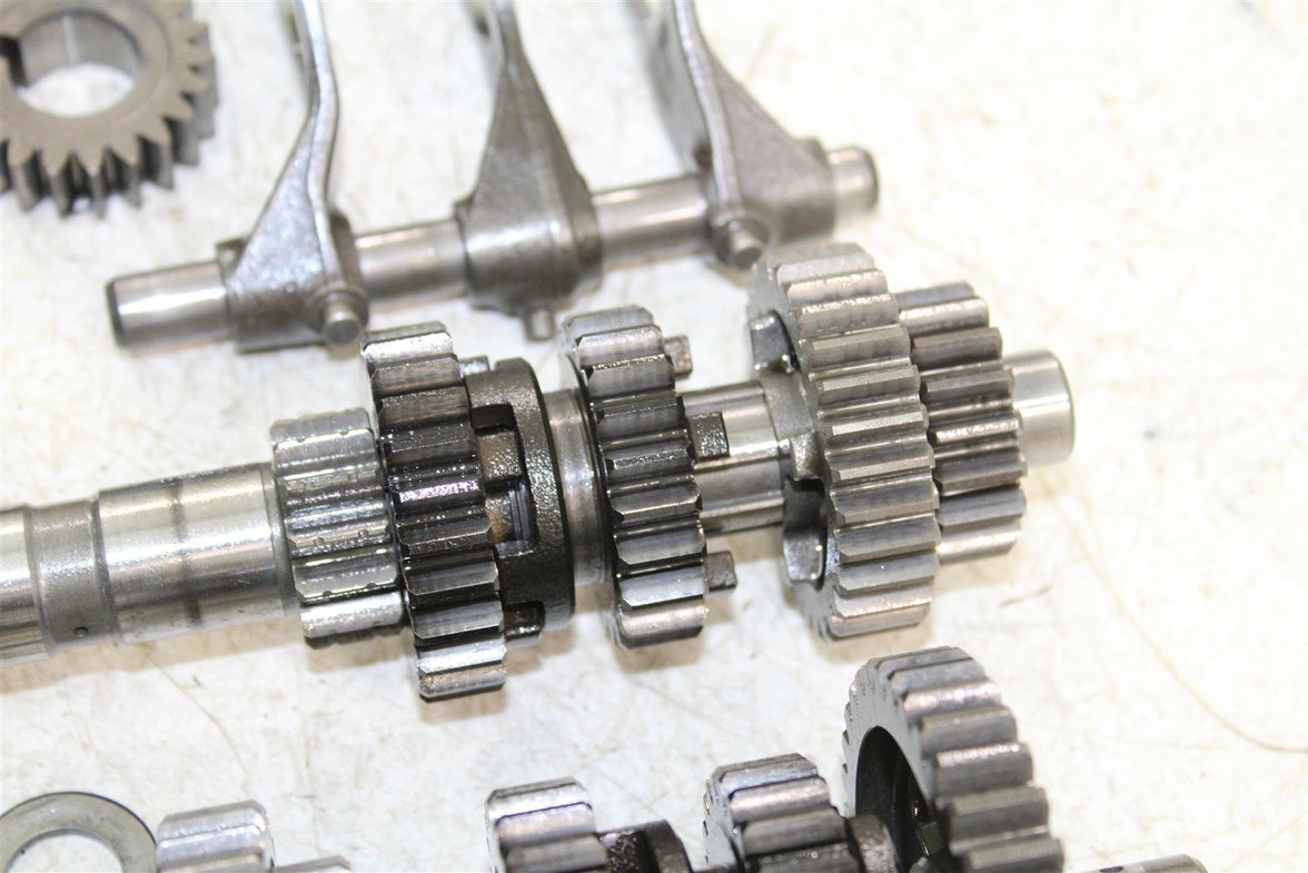 2008 Yamaha Raptor 250 Transmission Gears Shift Shaft Forks Drum 50116