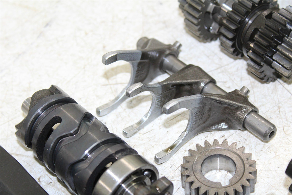 2008 Yamaha Raptor 250 Transmission Gears Shift Shaft Forks Drum 50116