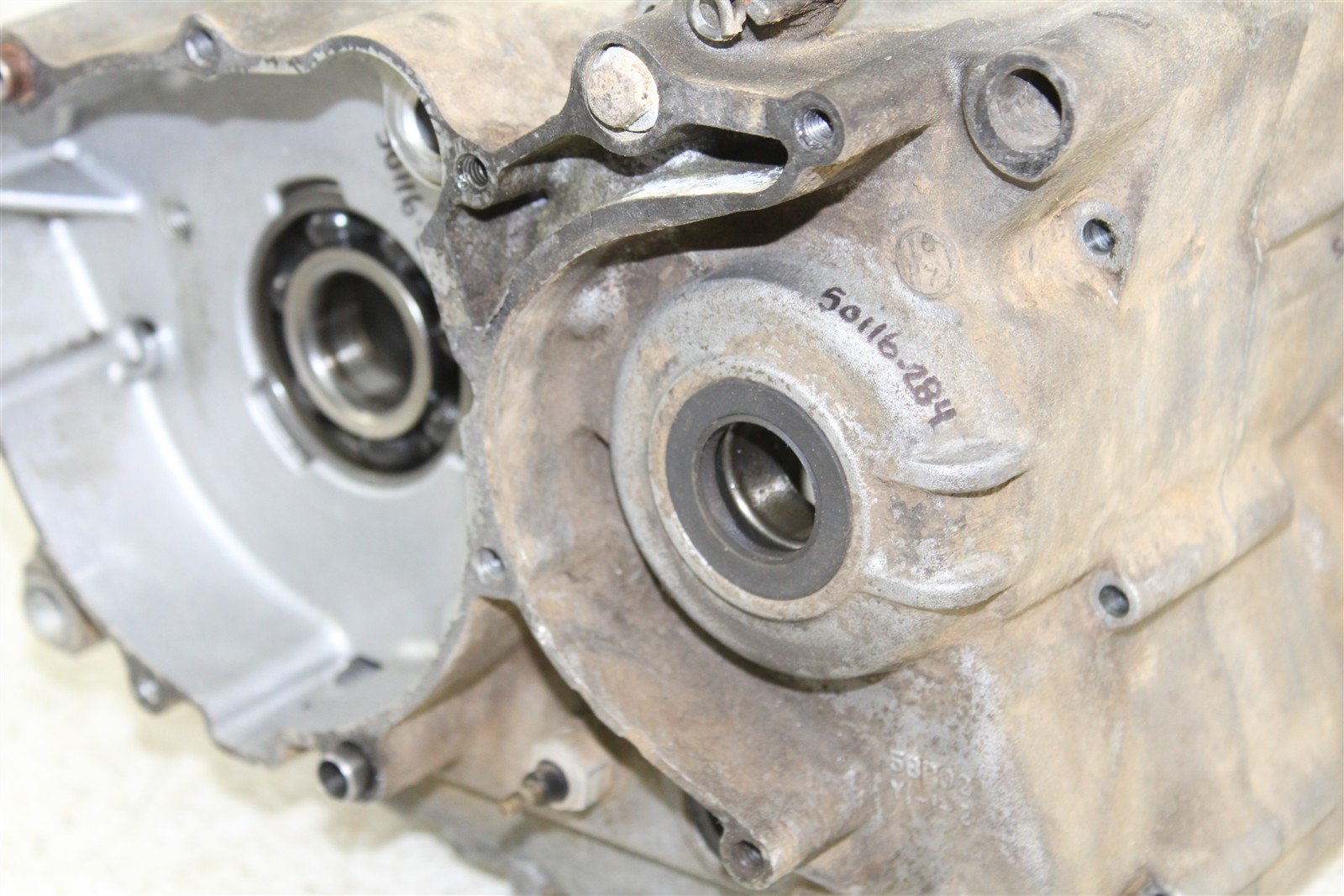 2008 Yamaha Raptor 250 Engine Cases Crankcase Left Right 50116