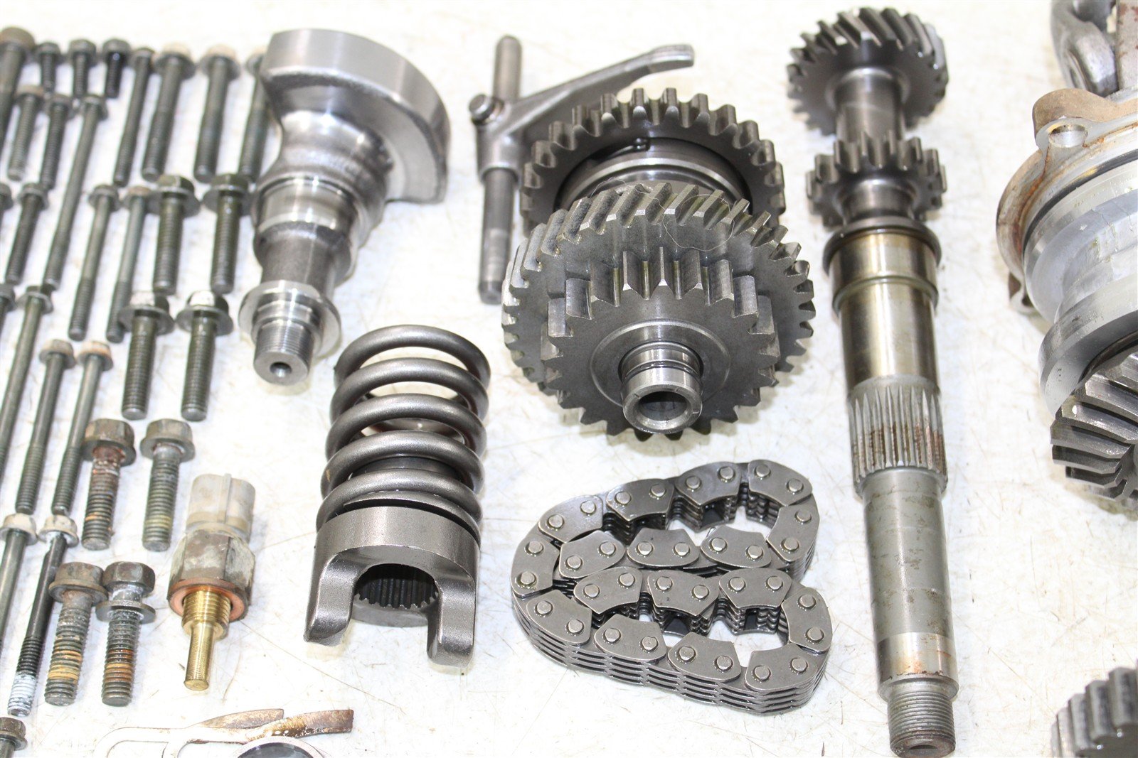 2004 Yamaha Bruin 350 4x4 Transmission Gears Shift Shaft Forks Drum 50117