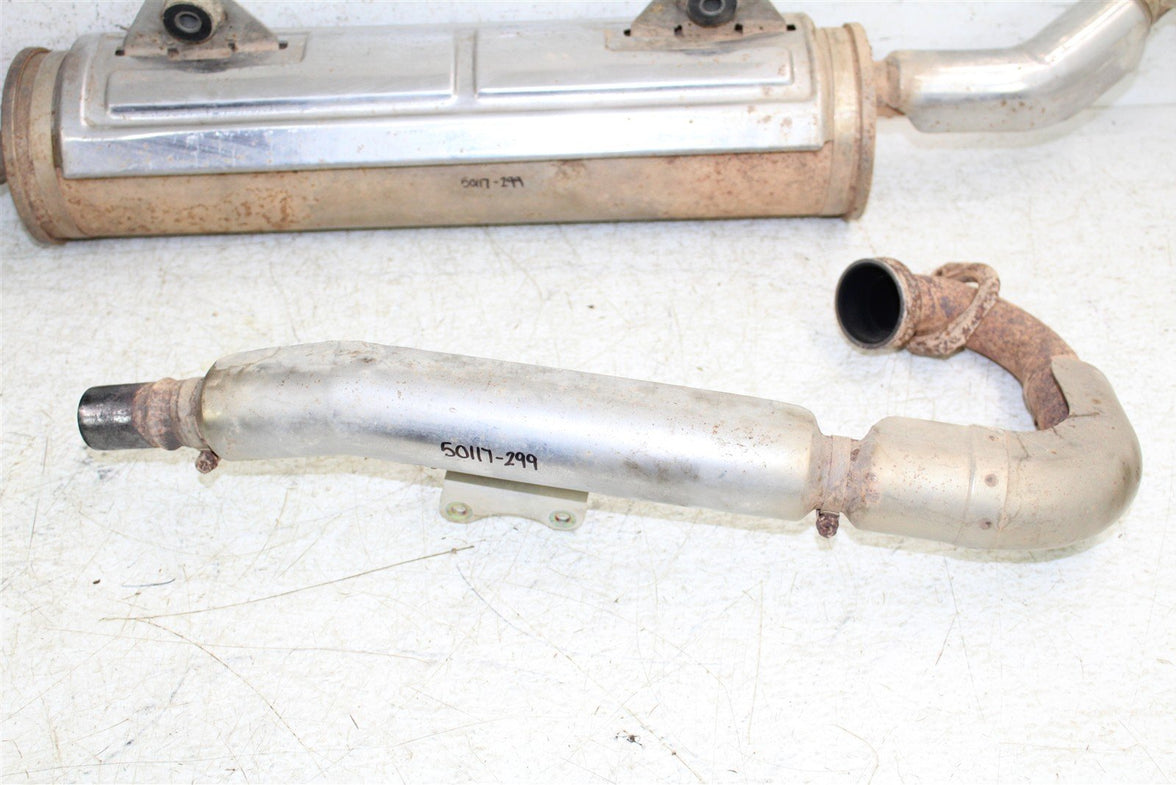 2004 Yamaha Bruin 350 4x4 Exhaust Head Pipe Silencer Muffler 50117