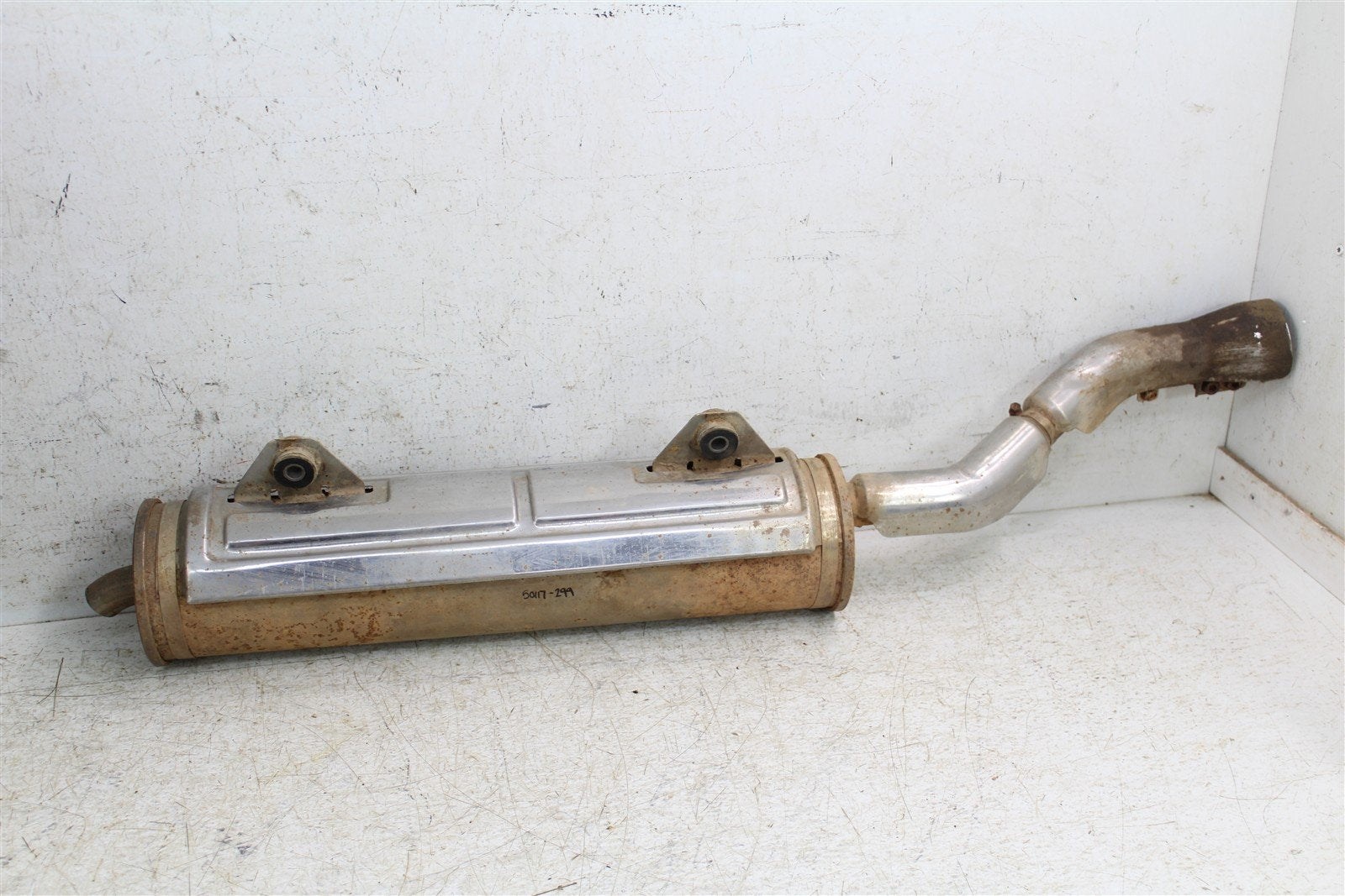 2004 Yamaha Bruin 350 4x4 Exhaust Head Pipe Silencer Muffler 50117