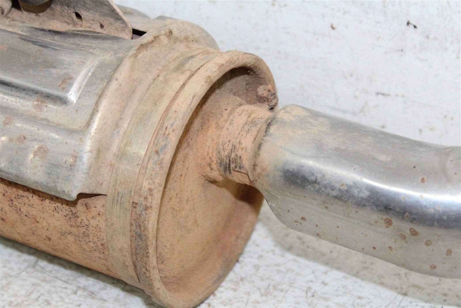 2004 Yamaha Bruin 350 4x4 Exhaust Head Pipe Silencer Muffler 50117