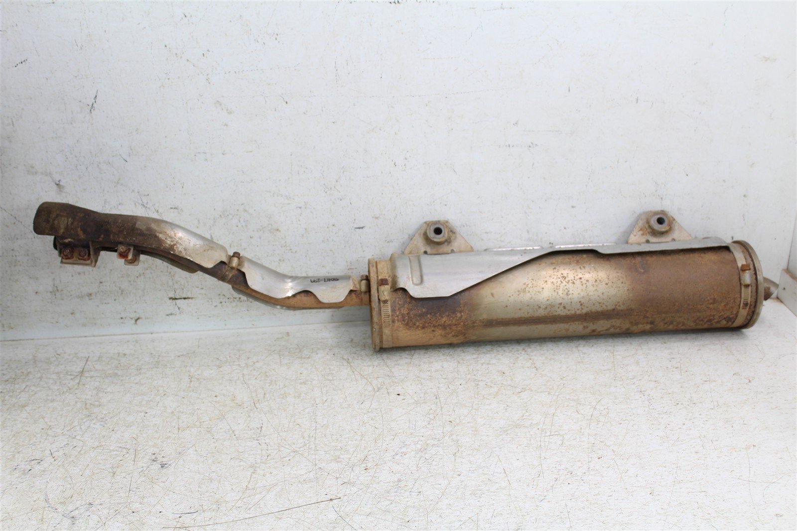 2004 Yamaha Bruin 350 4x4 Exhaust Head Pipe Silencer Muffler 50117