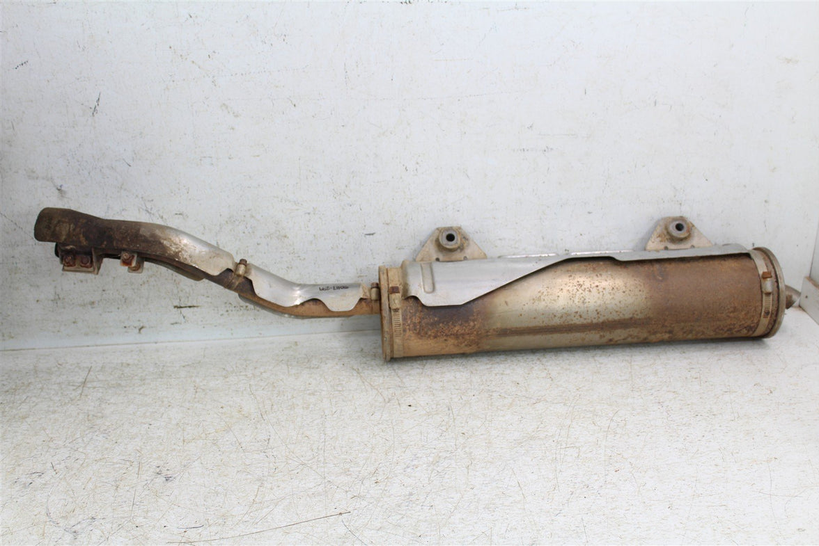 2004 Yamaha Bruin 350 4x4 Exhaust Head Pipe Silencer Muffler 50117