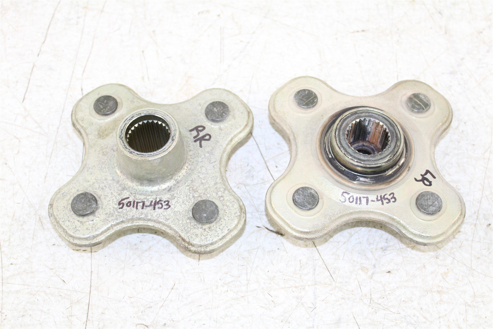 2004 Yamaha Bruin 350 4x4 Rear Hubs Wheel Mounts 50117