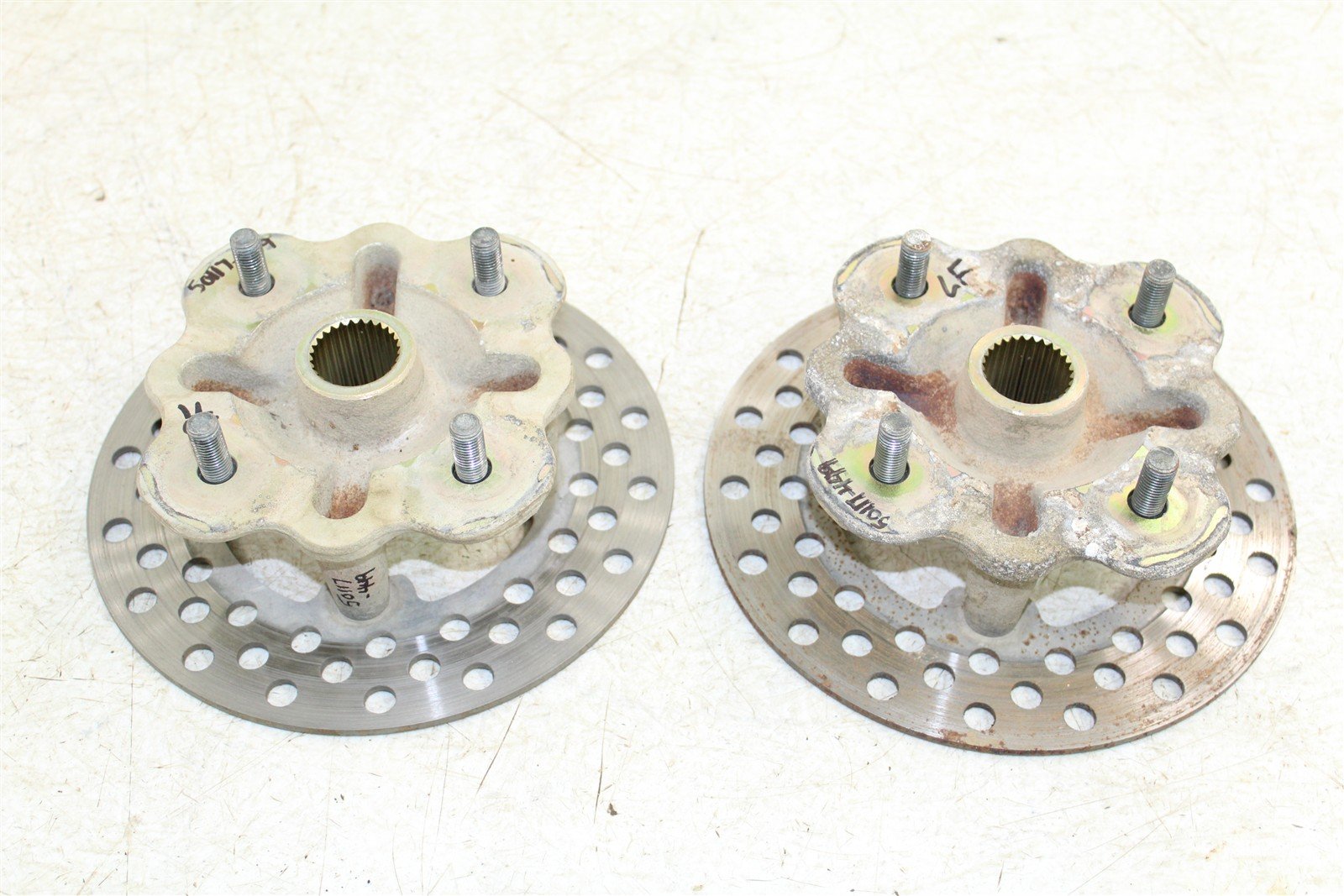 2004 Yamaha Bruin 350 4x4 Front Hubs Brake Rotors 50117