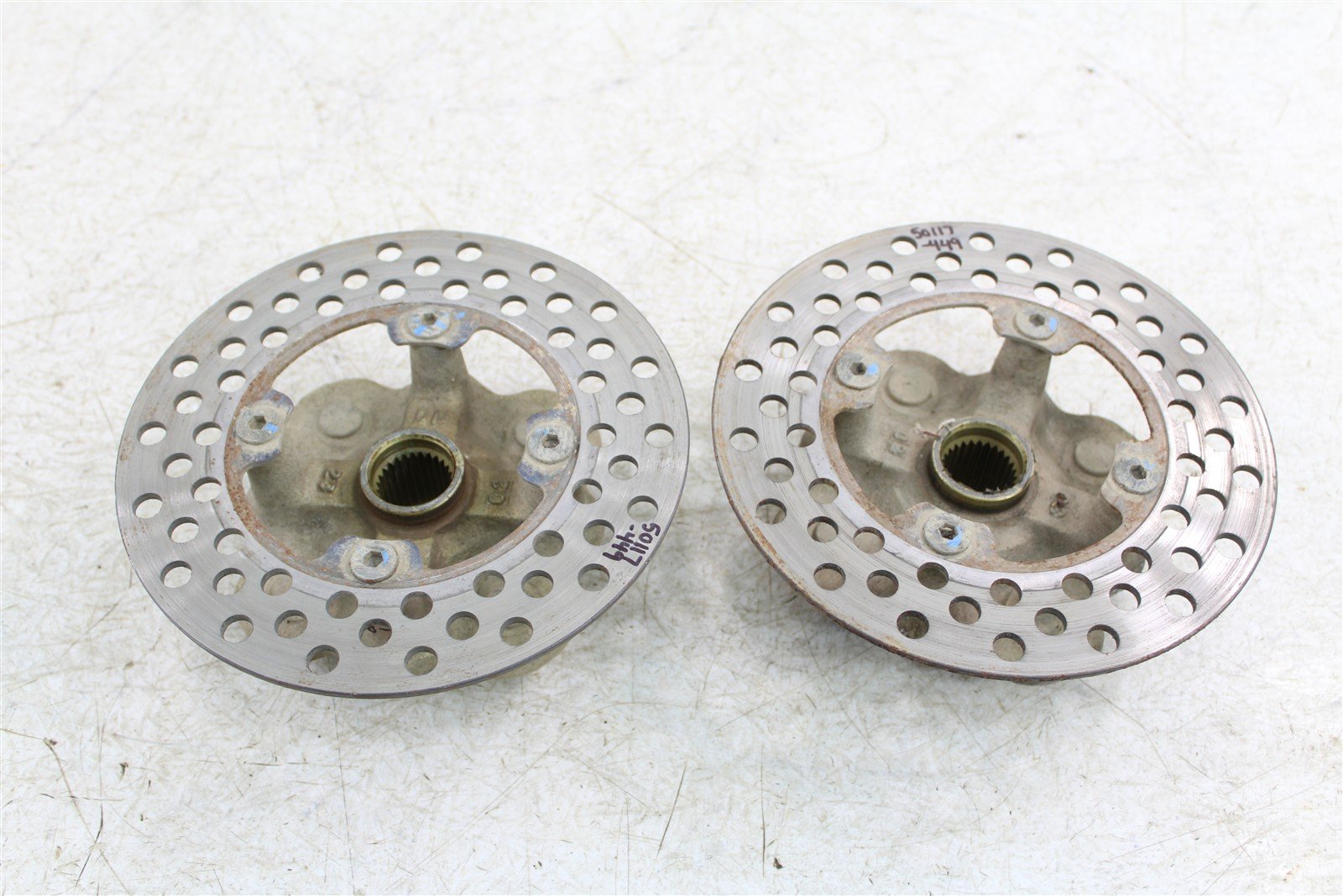 2004 Yamaha Bruin 350 4x4 Front Hubs Brake Rotors 50117