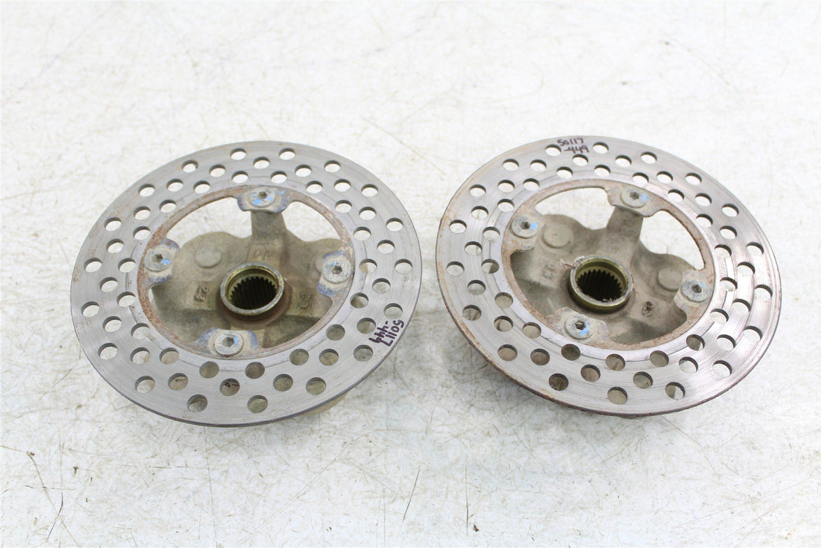 2004 Yamaha Bruin 350 4x4 Front Hubs Brake Rotors 50117