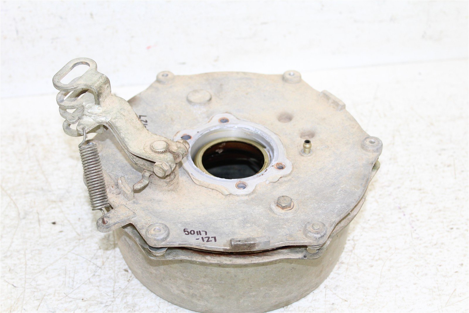 2004 Yamaha Bruin 350 4x4 Rear Brake Drum Backing Plate Panel w/ Cover 50117