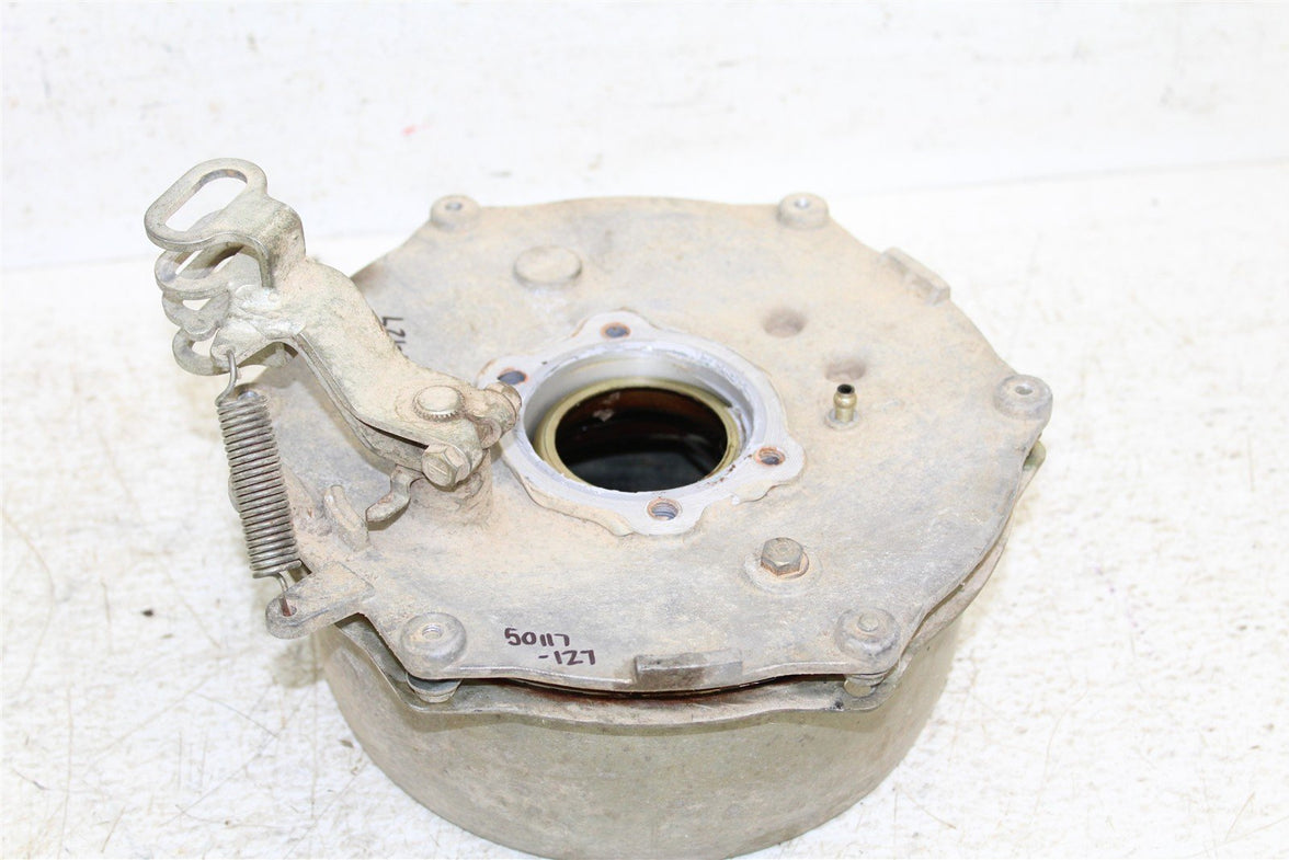 2004 Yamaha Bruin 350 4x4 Rear Brake Drum Backing Plate Panel w/ Cover 50117