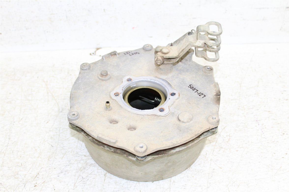 2004 Yamaha Bruin 350 4x4 Rear Brake Drum Backing Plate Panel w/ Cover 50117