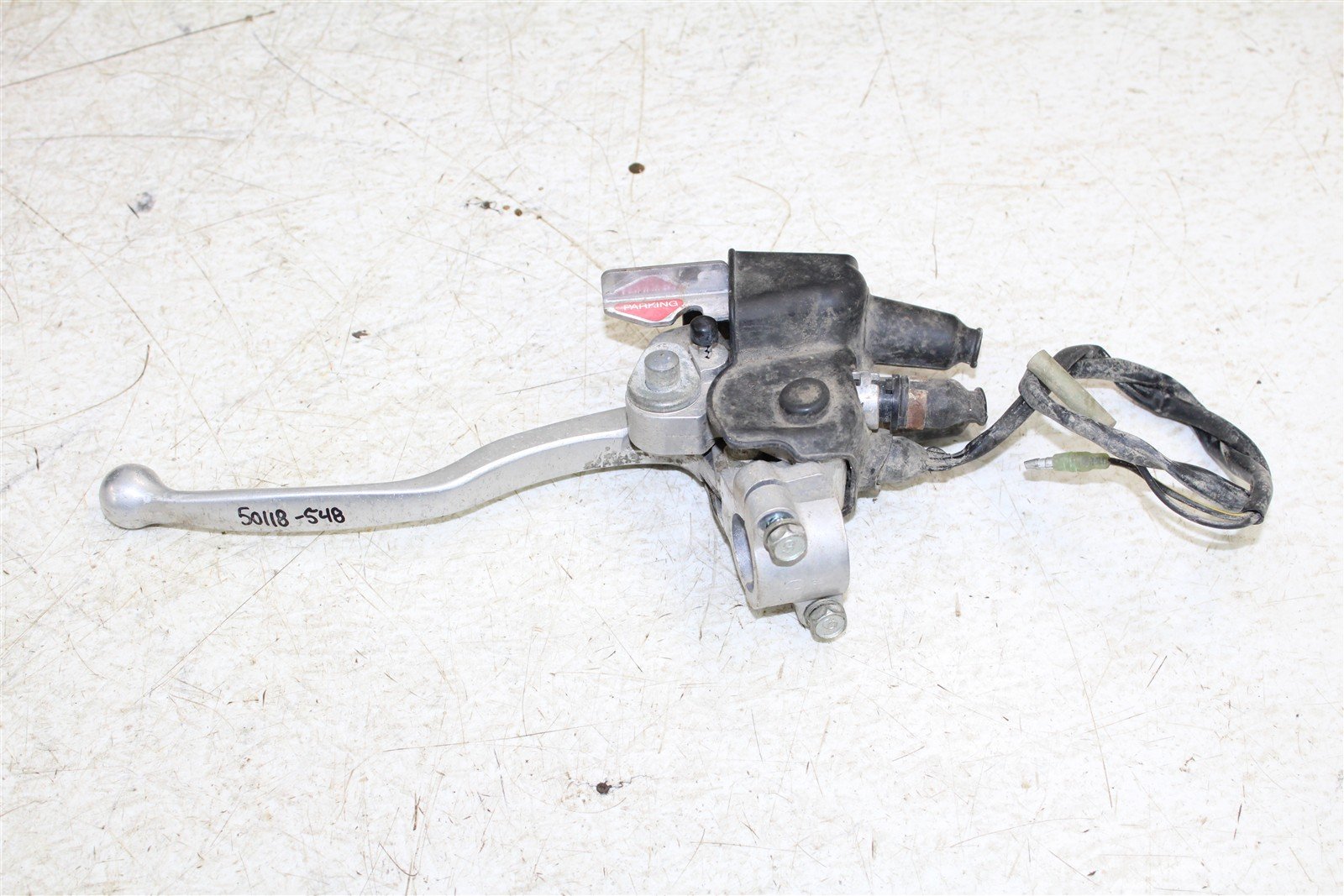 2004 Yamaha Wolverine 350 4x4 Parking Brake Lever w/ Perch Mount 50118