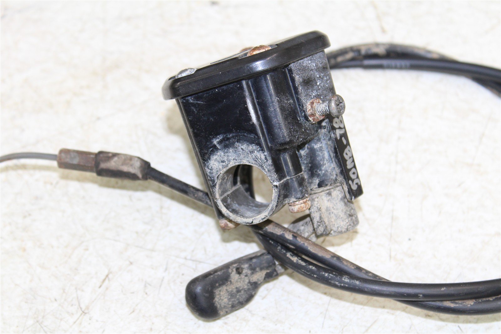 2004 Yamaha Wolverine 350 4x4 Throttle Lever Housing w/ Cable 50118