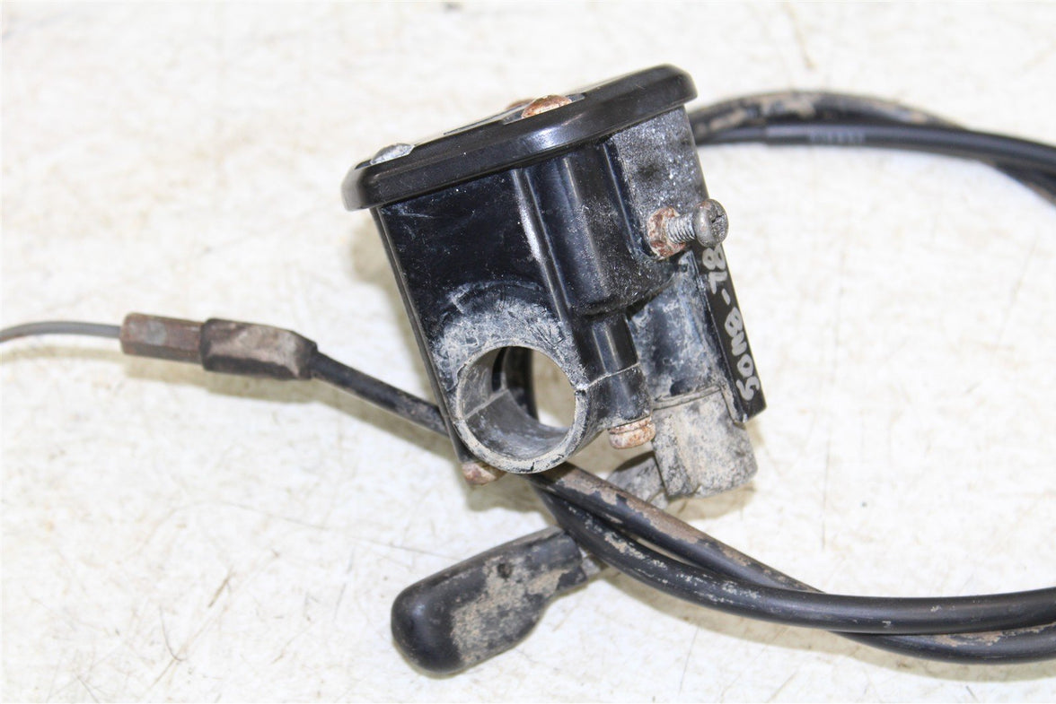 2004 Yamaha Wolverine 350 4x4 Throttle Lever Housing w/ Cable 50118