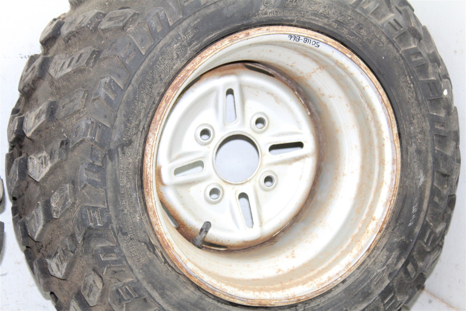 2004 Yamaha Wolverine 350 4x4 Rear Wheel Set Rims 50118
