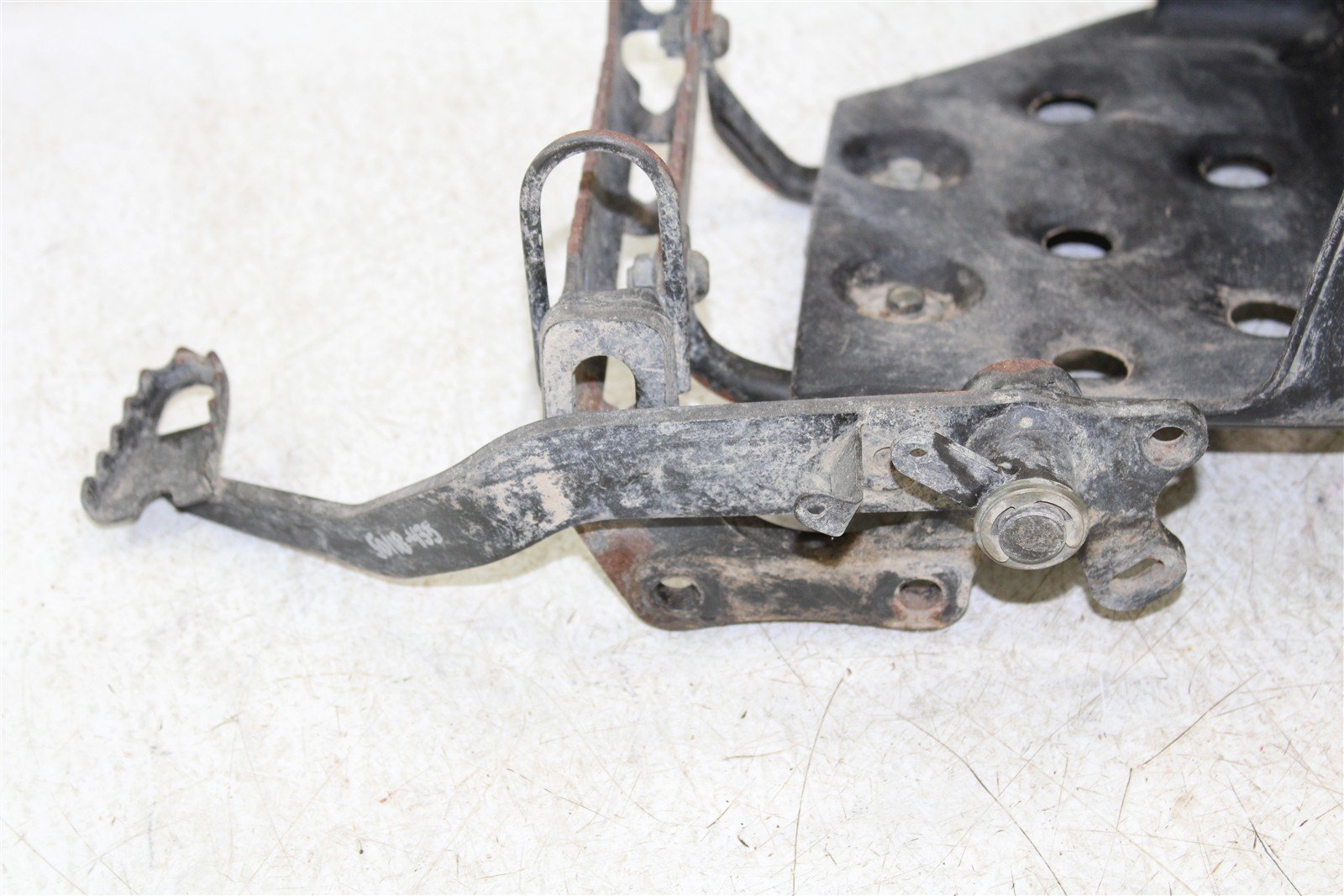2004 Yamaha Wolverine 350 4x4 Right Heel Guard w/ Rear Brake Pedal 50118