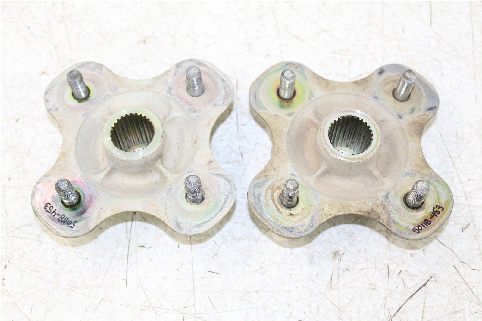 2004 Yamaha Wolverine 350 4x4 Rear Hubs Wheel Mounts 50118