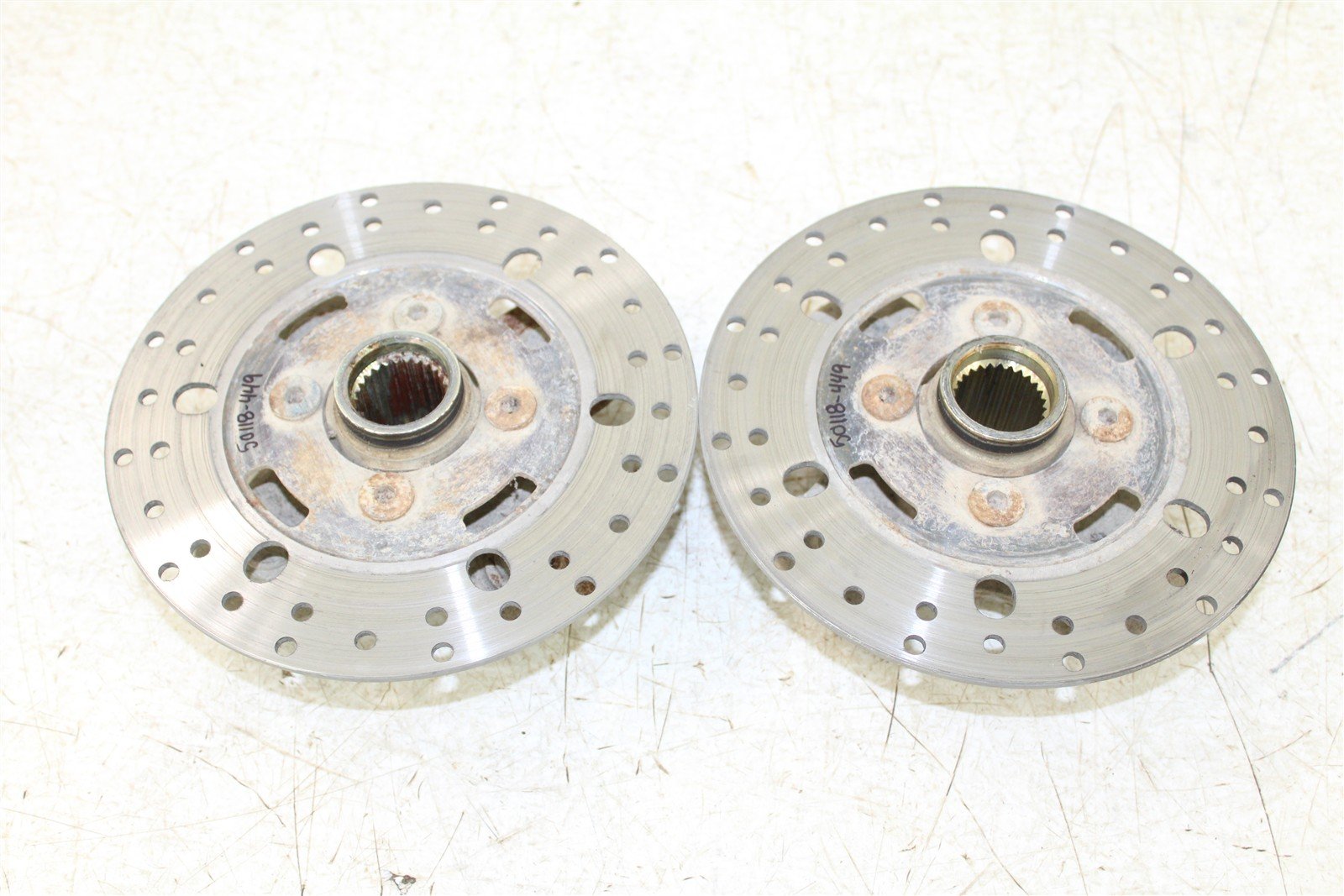 2004 Yamaha Wolverine 350 4x4 Front Hubs Brake Rotors 50118