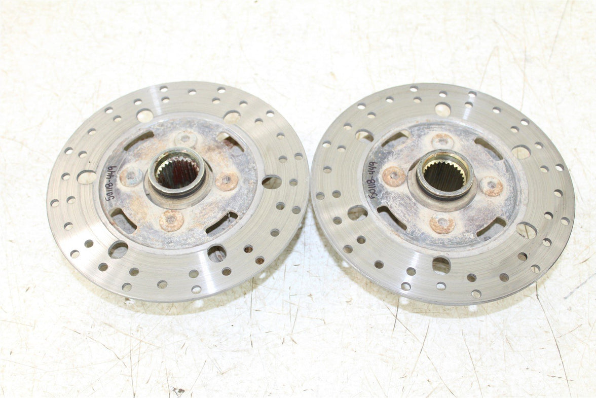2004 Yamaha Wolverine 350 4x4 Front Hubs Brake Rotors 50118