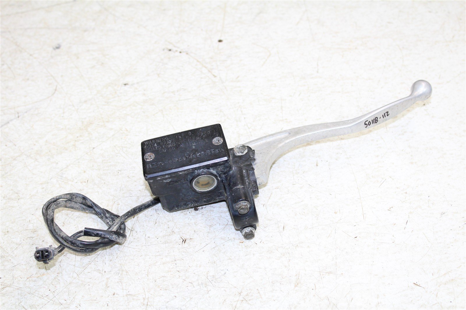 2004 Yamaha Wolverine 350 4x4 Front Brake Master Cylinder Lever 50118