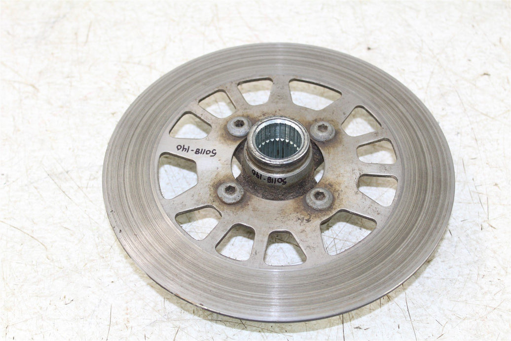 2004 Yamaha Wolverine 350 4x4 Rear Brake Rotor Mount Hub w/ Disc 50118
