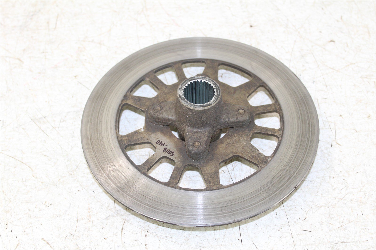 2004 Yamaha Wolverine 350 4x4 Rear Brake Rotor Mount Hub w/ Disc 50118