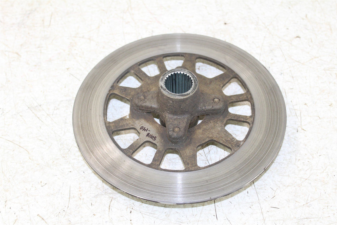 2004 Yamaha Wolverine 350 4x4 Rear Brake Rotor Mount Hub w/ Disc 50118
