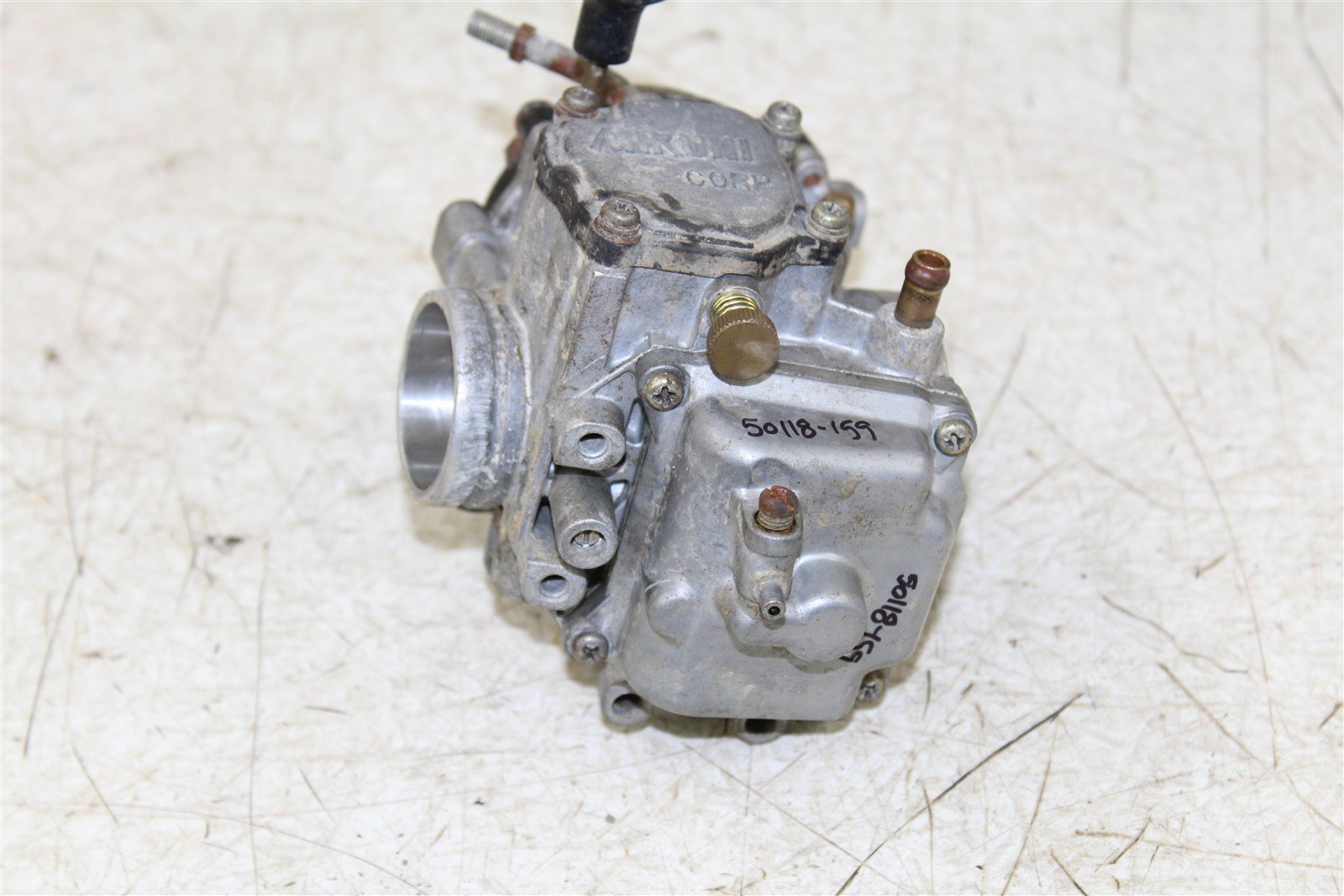 2004 Yamaha Wolverine 350 4x4 Mikuni Carburetor Carb Fuel Intake 50118