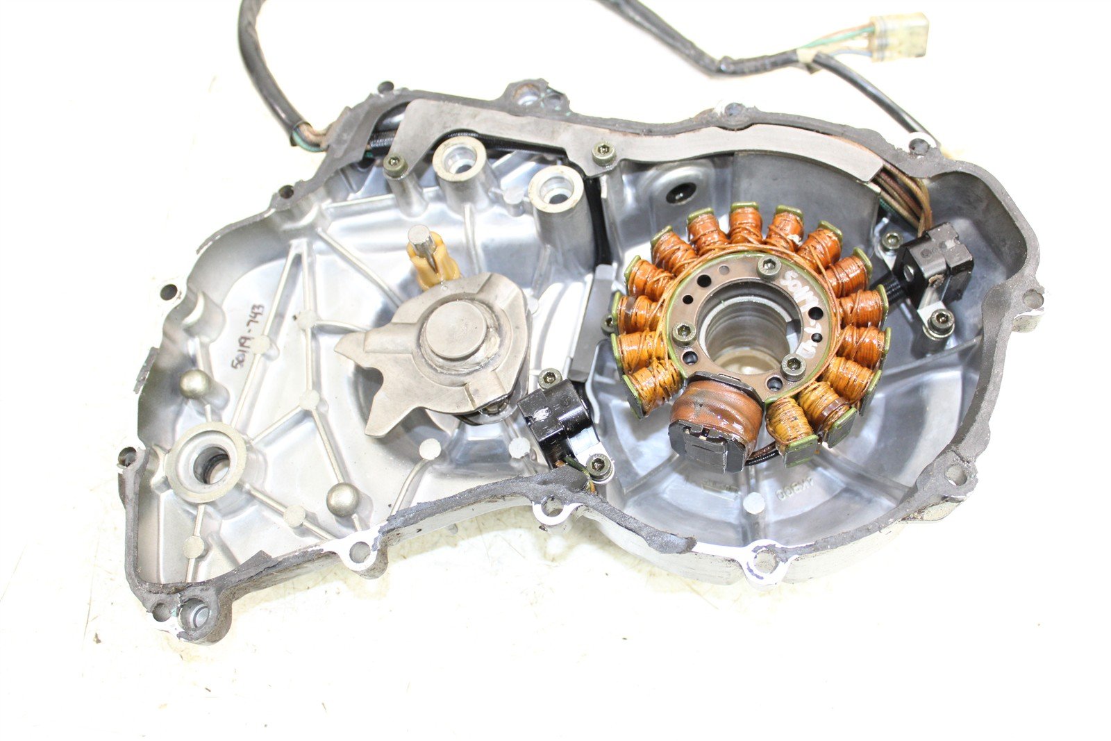 1995 Yamaha Wolverine 350 4x4 Stator Magneto Generator Coil w/ Cover 50119