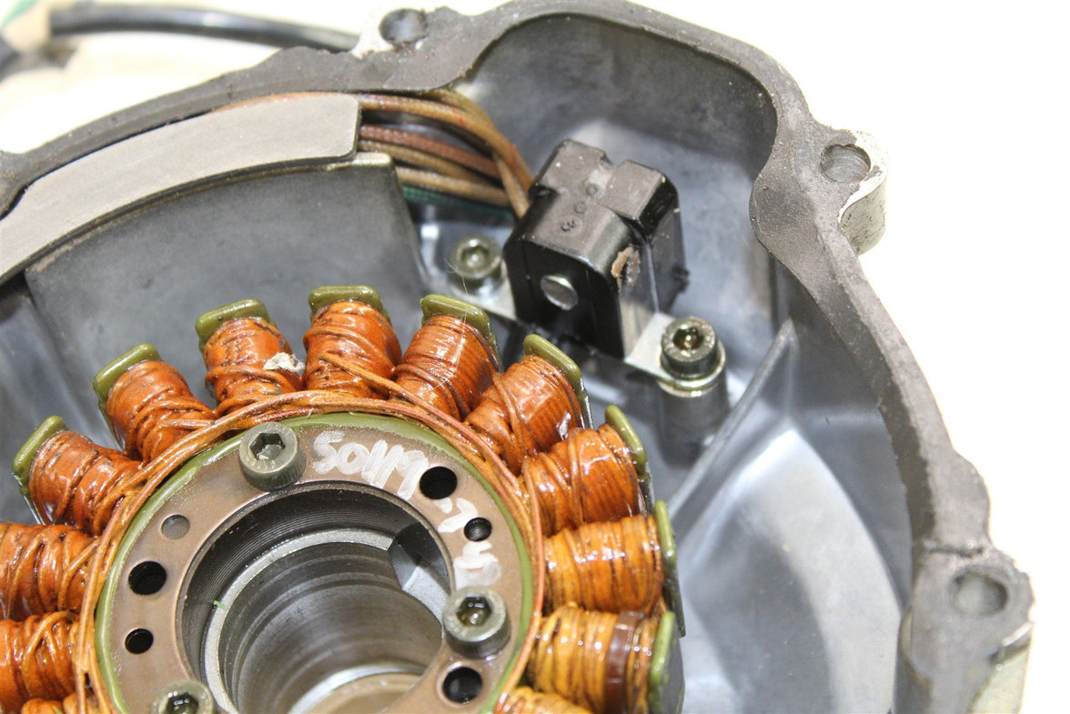 1995 Yamaha Wolverine 350 4x4 Stator Magneto Generator Coil w/ Cover 50119