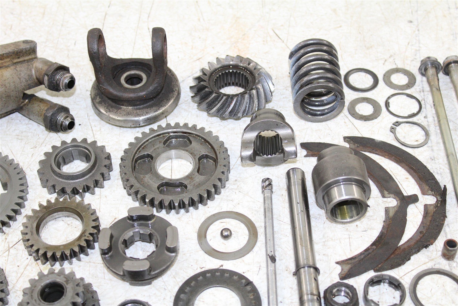1995 Yamaha Wolverine 350 4x4 Transmission Gears Shift Shaft Forks Drum 50119