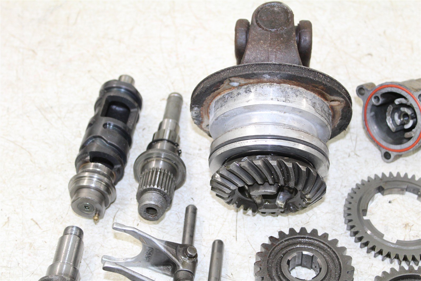1995 Yamaha Wolverine 350 4x4 Transmission Gears Shift Shaft Forks Drum 50119