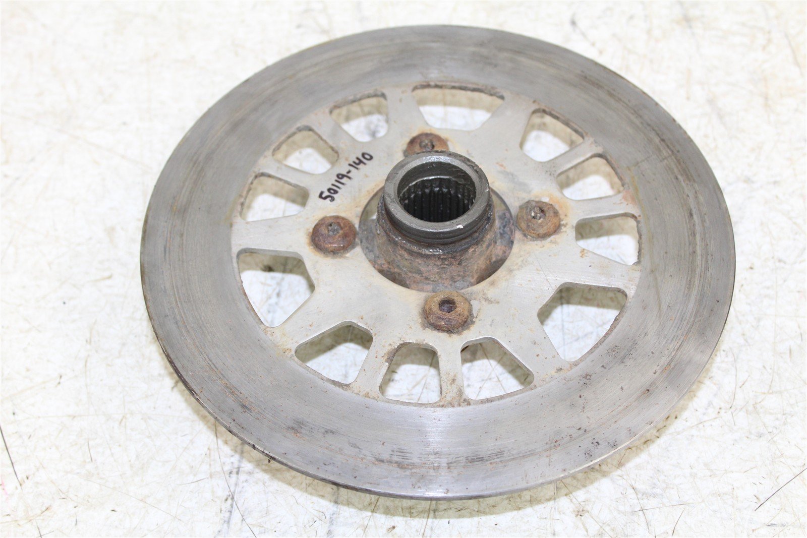 1995 Yamaha Wolverine 350 4x4 Rear Brake Rotor Mount Hub w/ Disc 50119