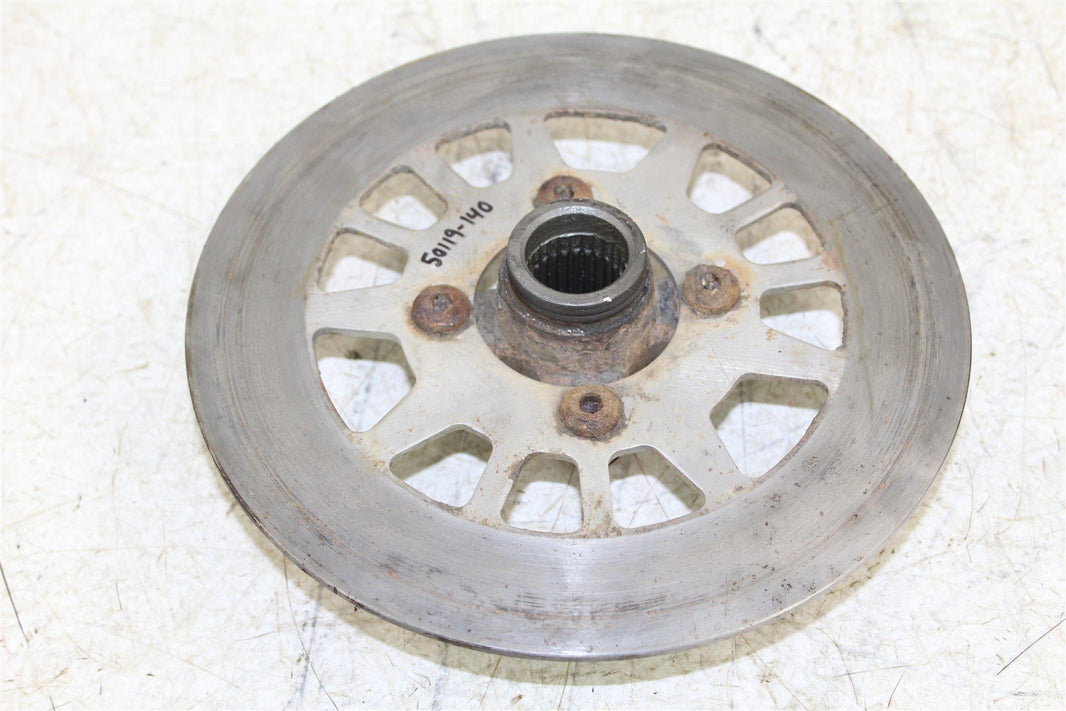1995 Yamaha Wolverine 350 4x4 Rear Brake Rotor Mount Hub w/ Disc 50119