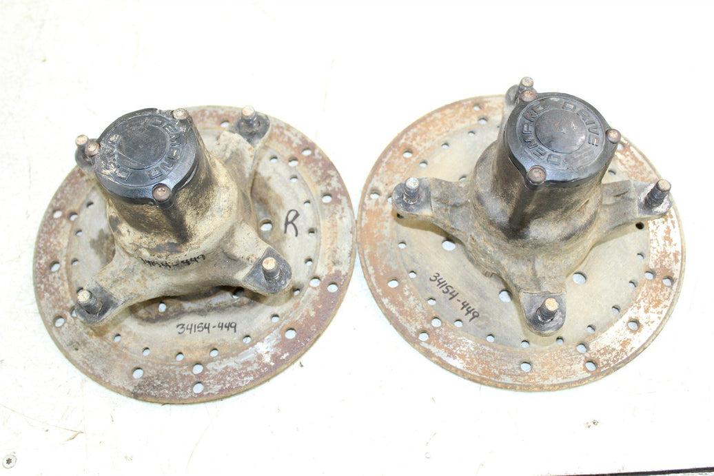 2001 Polaris Xplorer 400 4x4 Front Hubs Brake Rotors 34154