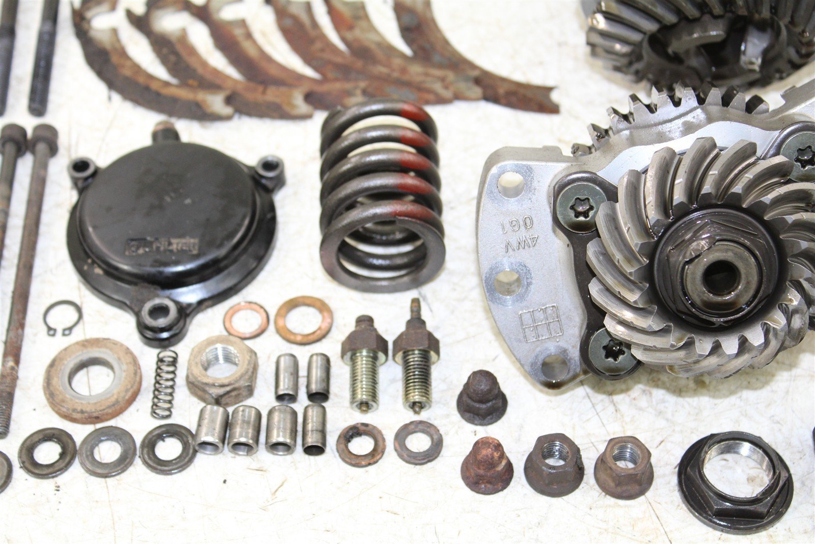 1998 Yamaha Grizzly 600 4x4 Transmission Gears Shift Shaft Forks Drum 50120