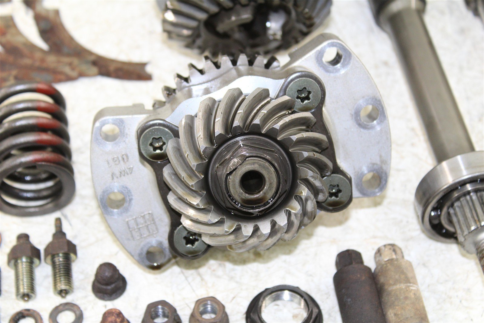 1998 Yamaha Grizzly 600 4x4 Transmission Gears Shift Shaft Forks Drum 50120