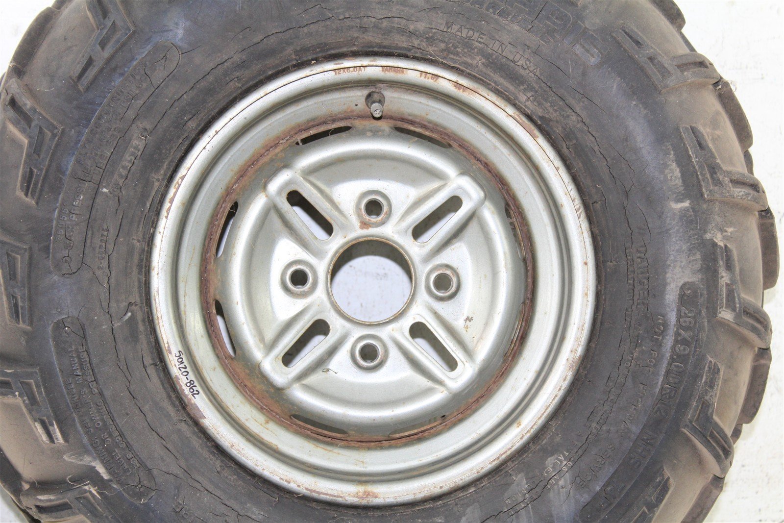1998 Yamaha Grizzly 600 4x4 Front Wheel Set Rims 50120